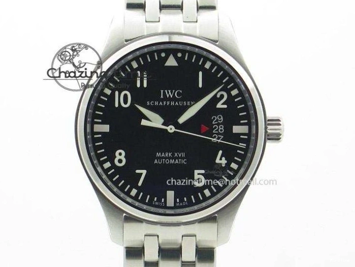 MIROTIME 0225 Aquatimer Chrono IW376803 V6F 1:1 Best Edition Black Dial On Rubber Strap A Stretchable 7280